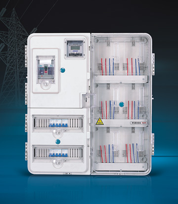 單相六表位電表箱(左右結構)